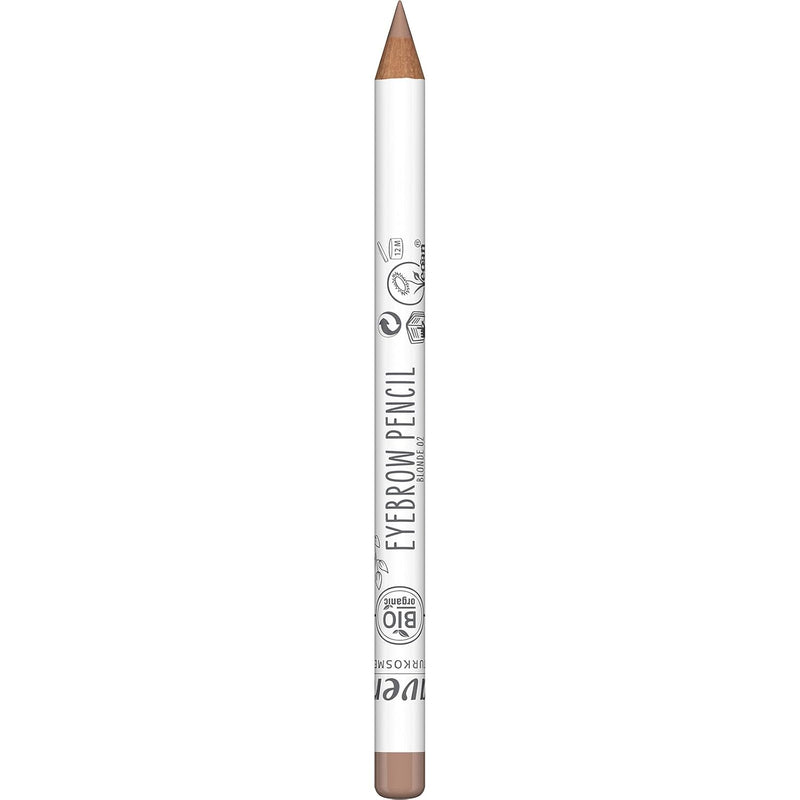 Lavera Eyebrow Pencil Blonde 02 - Organic Jojoba Oil and Shea Butter - Smooths and Perfects - Vegan - Organic Eye Makeup