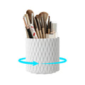 Makeup Brush Holder Organizer - 360ÃÂ° Rotating Makeup Brush Organizer 5 Slot Make up Brushes Cup for Cosmetics, Lipsticks, Bathroom Vanity Desktop