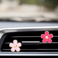 Frienda 6 Pcs Daisy Flower Air Vent Clip Accessories Air Conditioning Outlet Clip Car Air Freshener Dashboard Accessories Charm Car Inter Decor(3