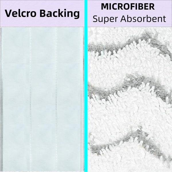 Upgraded Spray Mop Refills Pads for Powermop, Reusable Mop Refill Pads Replacement Head for Power Mop, Microfiber Mopping Pads for Multi-Surface