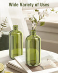 Glass Spray Bottle, Olive Green Glass Spray Bottle Set & Accessories for Non-Toxic Window Cleaners Aromatherapy Facial Hydration Watering Flowers