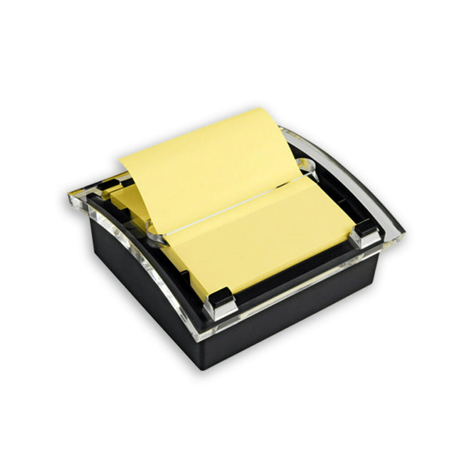 Post-It Pop-Up Notes Dispenser, Organizes Desk & Keeps Notes Nearby, Black Base,