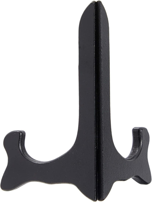 Juvale Wooden Plate Stands for Display - Plate Holders for Showcasing Collectible Items - Photo & Artwork Picture Holders for Tables - Lightweight