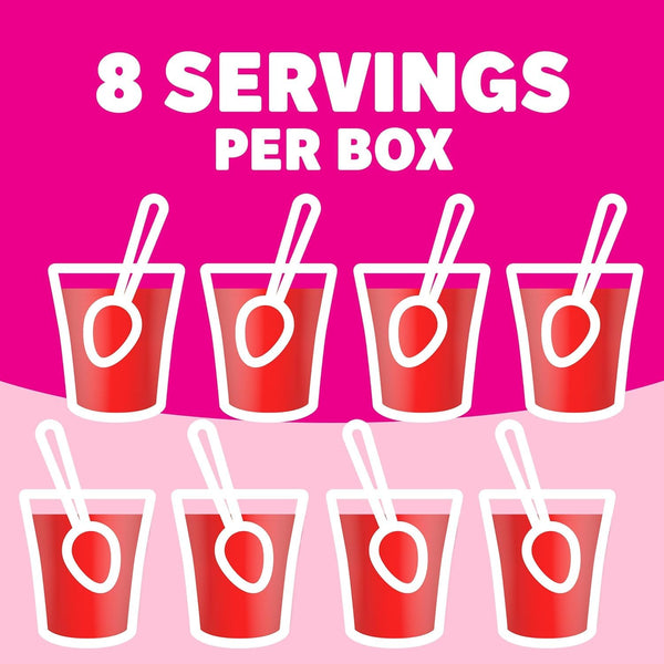 Jell-O Variety Pack Orange Cherry Lime Strawberry Raspberry 6 Oz (5-Pack)