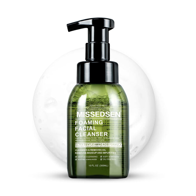Hydrating Foam Cleanser | Makeup Remover & Gentle Face Wash for Normal to Dry, S