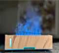 Diffuserlove Flame Diffuser Humidifier Essential Oil Diffusers 200Ml Desk Aroma Diffusers for Home Office Cool Fire Air Diffuser (Size:9.8" L X