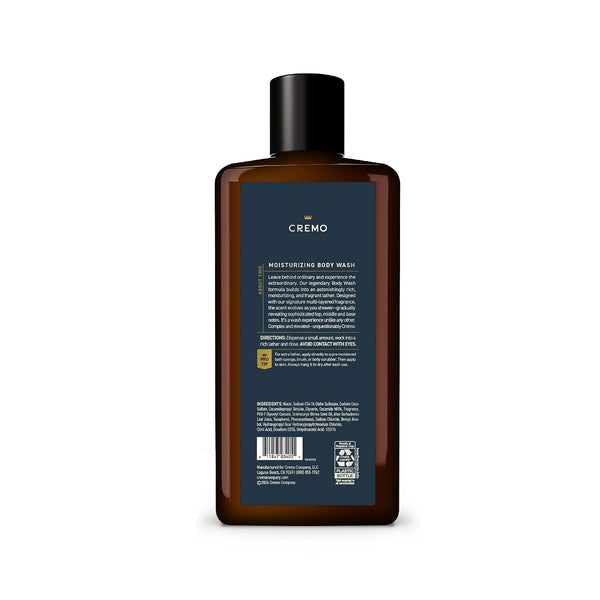 Cremo Body Wash for Men, Rich-Lathering Palo Santo, 16 Fl Oz Palo Santo 16 Fl Oz (Pack of 1)