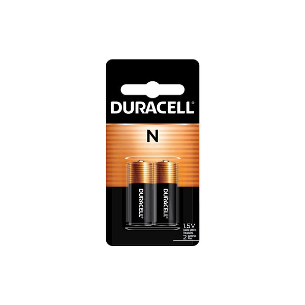 Duracell N 1.5V Alkaline Battery, 2 Count Pack, N 1.5 Volt Battery, Long-Lasting for Key Fobs, GPS Trackers, and More 2 Count (Pack of 1)