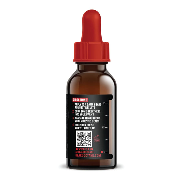 Beard Octane: Fabricator - Natural Beard Oil W/Argan Oil - 1 Oz - Promotes Softer Beards - Made in USA - Premium Beard Care