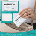 World Amenities - Makeup Remover Wipes - Alcohol Free - Vitamin E Face Wipes for Sensitive Skin Comfort - Individually Wrapped - Travel Friendly