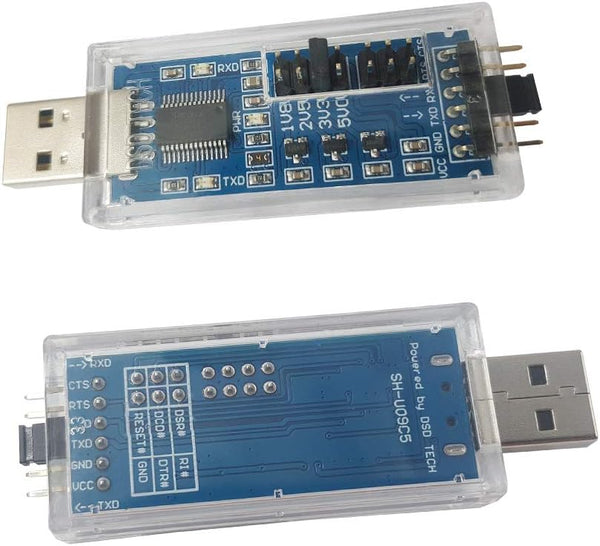 DSD TECH SH-U09C5 USB to TTL UART Converter Cable with FTDI Chip Support 5V 3.3V 2.5V 1.8V TTL