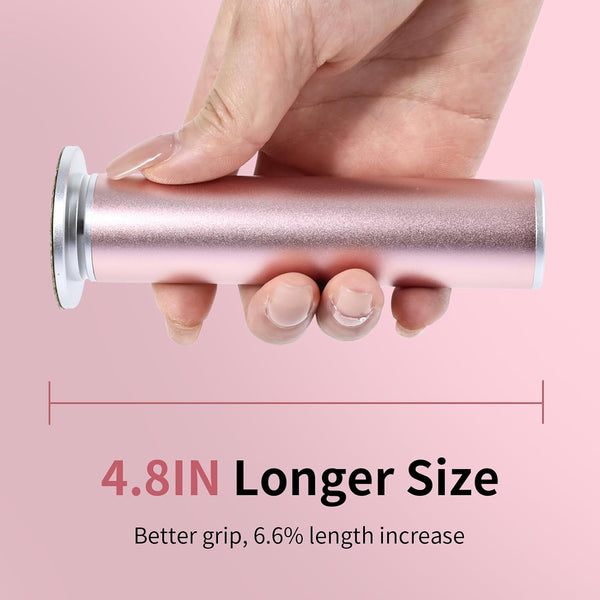 APRELM Electric Foot Callus Remover with 80pcs Sandpaper Discs, 4.8IN Longer Professional Callus Remover for Feet, Pedicure Tools Foot File for