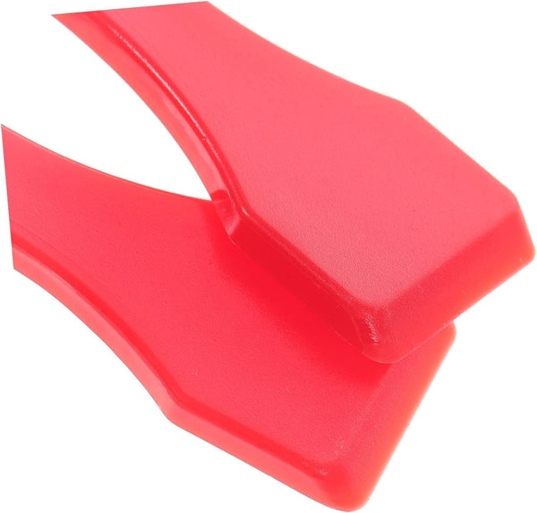 10Pcs Red Lottery Ticket Scraper Lottery Ticket Scratcher Sticker Label Remover Plastic Small Scraper Shovel Shape Lottery Scratcher Lottery