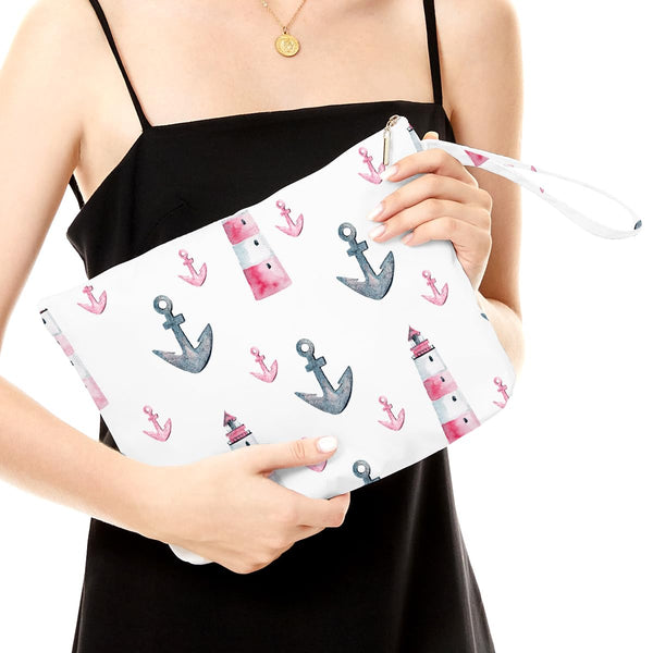 Fokongna Travel Makeup Bag - Wet Dry Bag for Swimsuit, Beach Pool Diapers, Dirty Yoga Gym Clothes - Zipper Pouch for Women, Sister, Friends -