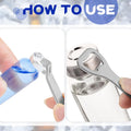 3 Pcs Vial Decapper for 20Mm and 13Mm Flip Vial Cap Stainless Steel Remover Oral Liquid Seal Opener Bottle Openers for Beer Bottle Can Jar