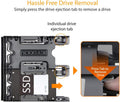 ICY DOCK 4 x 2.5” HDD / SSD Bracket Mount Kit Adapter for 5.25” Drive Bay - FLEX-FIT Quattro MB344SP 4 x 2.5"