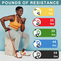 Resistance Bands with Handles, Exercise Bands with Handles, Door Anchor Green