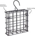 More Birds Suet Cage Bird Feeder, Fruit and Suet Feeder, Single Cake Capacity ,Black Black Single Cake Suet Cage