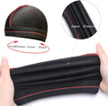4PCS Silky Durags for Men Women 360 Waves with 1 Wave Cap, Silky Satin Durag Extra Long Tails Black Blue Gray Red