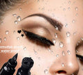 Go Ho Black Liquid Eyeliner Stamp,Star Stamp Eyeliner Makeup,Double-Side Waterproof Eyeliner Pen,Long-lasting Smudge-proof Tattoo Tools,Black Eye