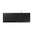 Cherry Stream Keyboard | Wired Slim Whisper Quiet | Silent Keys | Black | For PC/Laptop, Unique Typing Feel, Slim Design, CHERRY SX Scissor