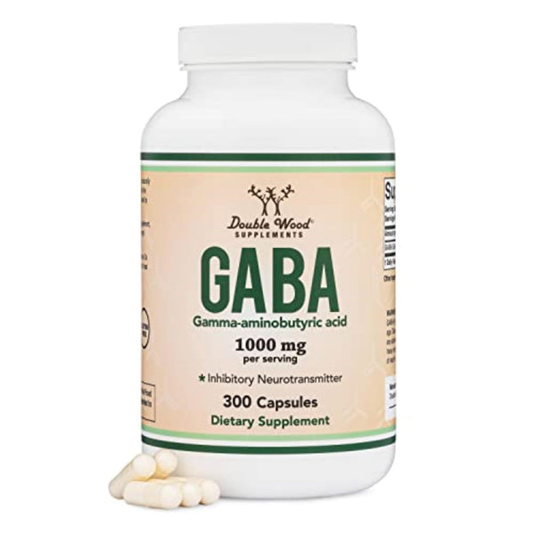 GABA Supplement (300 Capsules, 1,000mg per Serving) Promotes Calm, Relaxation, and Supports Sleep (Vegan Safe, Gluten Free, Non-GMO)(Gamma