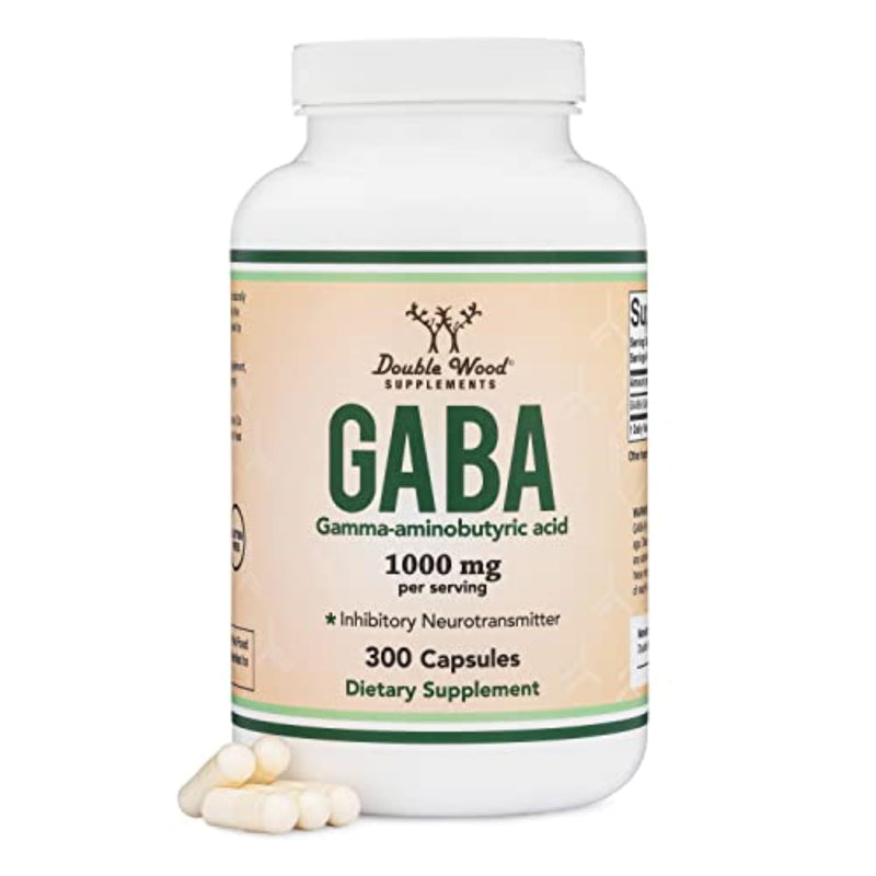 GABA Supplement (300 Capsules, 1,000mg per Serving) Promotes Calm, Relaxation, and Supports Sleep (Vegan Safe, Gluten Free, Non-GMO)(Gamma