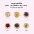 Bath Bombs Gift Sets, 6 Fizzies Luxury Large Size with Real Flowers and Natural Organic Essential Oil, Self Care Gifts for Women, Mon, Daughter,