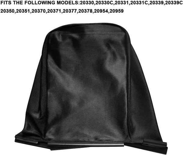 115-4664 Grass Bag - NO Metal Frame - by Braveboy, Compatible with Toro Lawn Mower XT675 59307 22" Lawn Mower 2009, Fits Model 20330 20331 20370