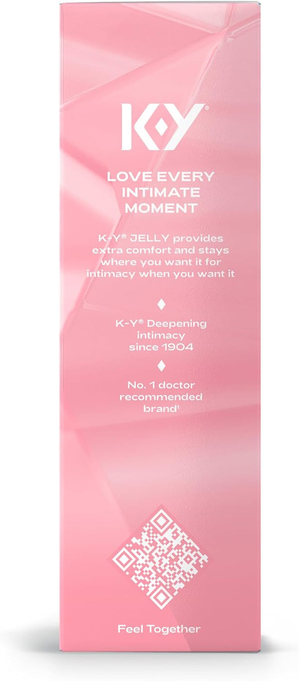K-Y Jelly Water Based Lube For Sex, Anal Lube, Non-Greasy Water Based Personal Lubricant, pH Friendly Sex Lube Can Be Used With Sex Toys For Women
