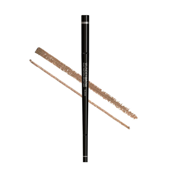 Wunderbrow Dual Precision Brow Liner, Eyebrow Liner Pencil With Angled Tip and Ultra Fine Tip Dual Precision Brow Liner Eye Brow Make Up, Color