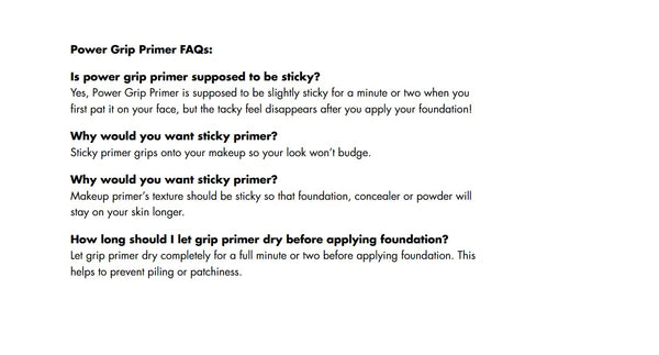 e.l.f. Power Grip Primer, Gel-Based & Hydrating Face Primer for Smoothing Skin & Gripping Makeup, Moisturizing & Priming, Vegan & Cruelty-Free,