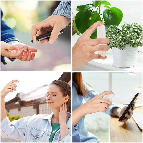 5Pcs Pink 20Ml/ 0.67Oz Card Type Spray Bottles Refillable Perfume Atomizer Container Portable Fine Mist Spray Bottle Travel Bottle Refillable