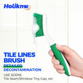Holikme Cleaning Brush Set for Household Use, Scrub Brush, Kitchen Brush, Tile Lines Brush for Bathroom, Floor, Tub, Shower and Kitchen Surface