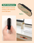 Adhesive Pencil Holders for Desk Set of 10 - Silicone Pen Holder with 15 PCS Upgraded Adhesive Pads - Flexible Pencil Holder for Walls Clipboards,