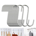 40 Pack S Hooks - Stainless Steel Heavy Duty S Hooks for Hanging pots, Pans, Plants, Coffee Mugs, Towels in Kitchen and Bathroom, Coat, Bag, Work