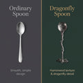 Retro Dragonfly Spoon Coffee,Teaspoon Stainless Steel Tableware Creative Sugar,Tea Spoon Stir Bar, Dessert, Cake, Long Handle Spoons Kitchen