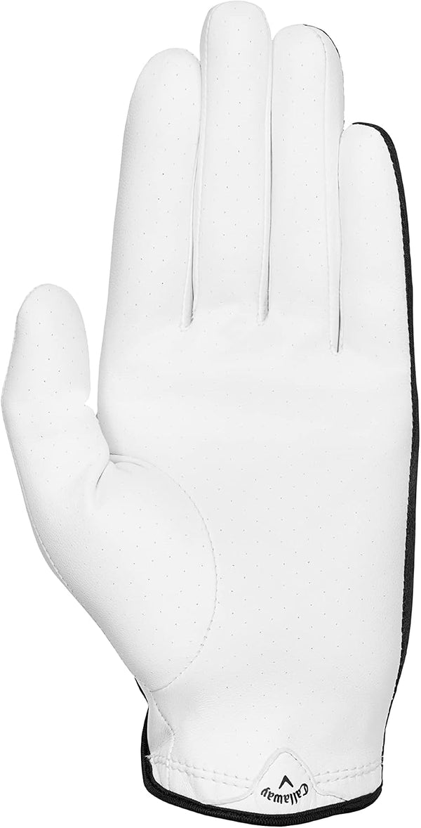 Callaway Golf X Spann Glove Standard Medium-Large White Worn on Left Hand