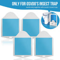 Trap Refills, Flying Insect Trap Refill Kit NO Device - 4 Pcs Glue Cards, Each Glue Card Lasts up to 65-Day or until Full Flying Insect Trap (4 X