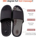 Health Foot Massage Slippers Acupressure Point Care Magnet Therapy Promoting Blood Circulation Myofascial Release Trigger Point Acupuncture