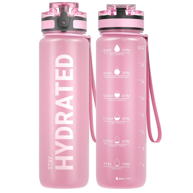 Sahara Sailor Water Bottle 32Oz, Durable and Leakproof Water Bottles Motivationa