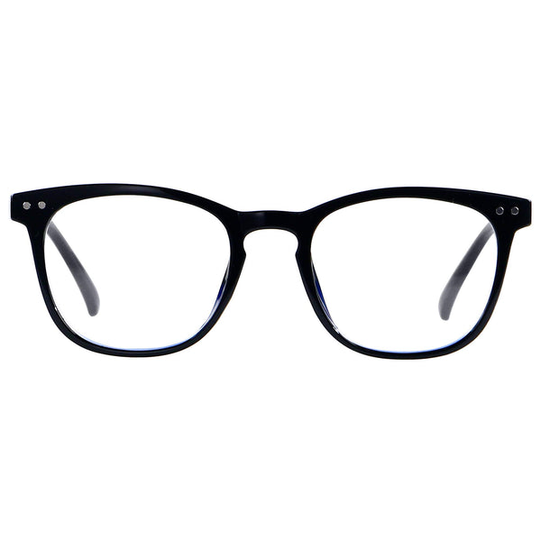 ANDWOOD Blue Light Blocking Glasses Women Men Computer Small Face Clear Bluelight Blocker Eyeglasses Frame Square Black | Anti-blue Light Lenses
