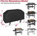 iCOVER 36 inch Griddle Cover for Blackstone, Waterproof Lightweight Polyester Barbecue Protection Flat Top Gas Grill Covers for 36" Griddles