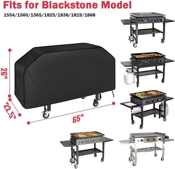 iCOVER 36 inch Griddle Cover for Blackstone, Waterproof Lightweight Polyester Barbecue Protection Flat Top Gas Grill Covers for 36" Griddles