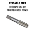 Drill America 1/4"-30 UNS High Speed Steel Plug Tap, (Pack of 1)