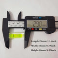 6Pcs Small Bubble Levels 10x10x29mm Mini Square Spirit Level Measuring Layout Tools
