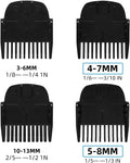 CR8GR8 Guards for Manscaped 4.0 The Lawn Mower 4.0 Trimmer, 4 Pack Lawnmower from 4.0 1/8" to 1/2", Waterproof Guide Comb Replacement for