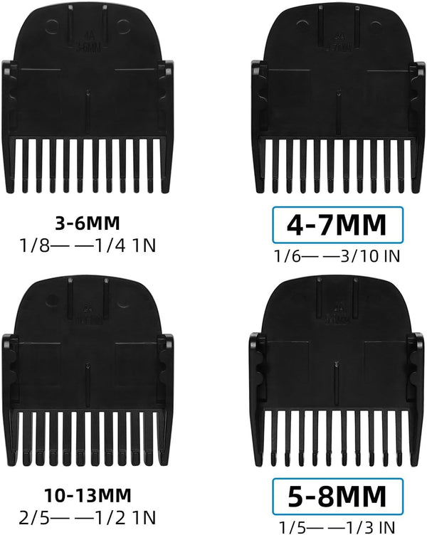 CR8GR8 Guards for Manscaped 4.0 The Lawn Mower 4.0 Trimmer, 4 Pack Lawnmower from 4.0 1/8" to 1/2", Waterproof Guide Comb Replacement for