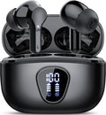 Wireless Earbuds, Bluetooth 5.4 Headphones Hifi Stereo, Bluetooth Earbuds with ENC Noise Cancelling Mic, IP7 Waterproof in Ear Earphones, 48H, LED