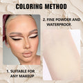 Kaely Pressed Single Eyeshadow Makeup, Vanilla Nude Beige Matte Highly Pigmented Monochrome Eye Shadow Palette, Waterproof Neutral Powde Mini